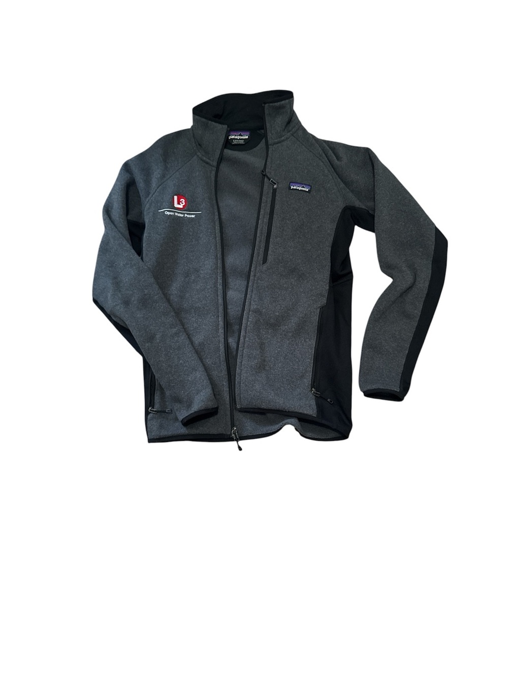 Patagonia  Better. Sweater Gray and Black Full-Zip Softshell Jacket